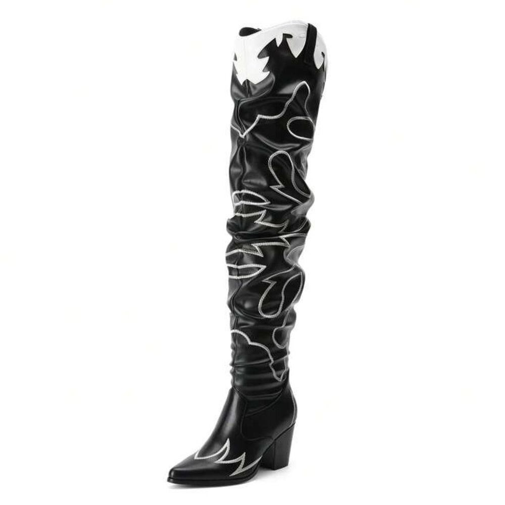 Cow Girl Western Oven The Knee Boots - Picture 8 of 8